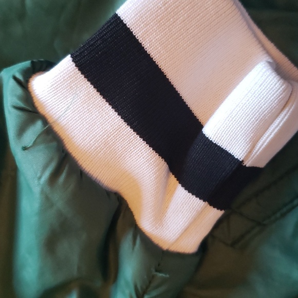 Men's Green, Black,  White, XL Russell Hooded Jacket - Picture 3 of 7